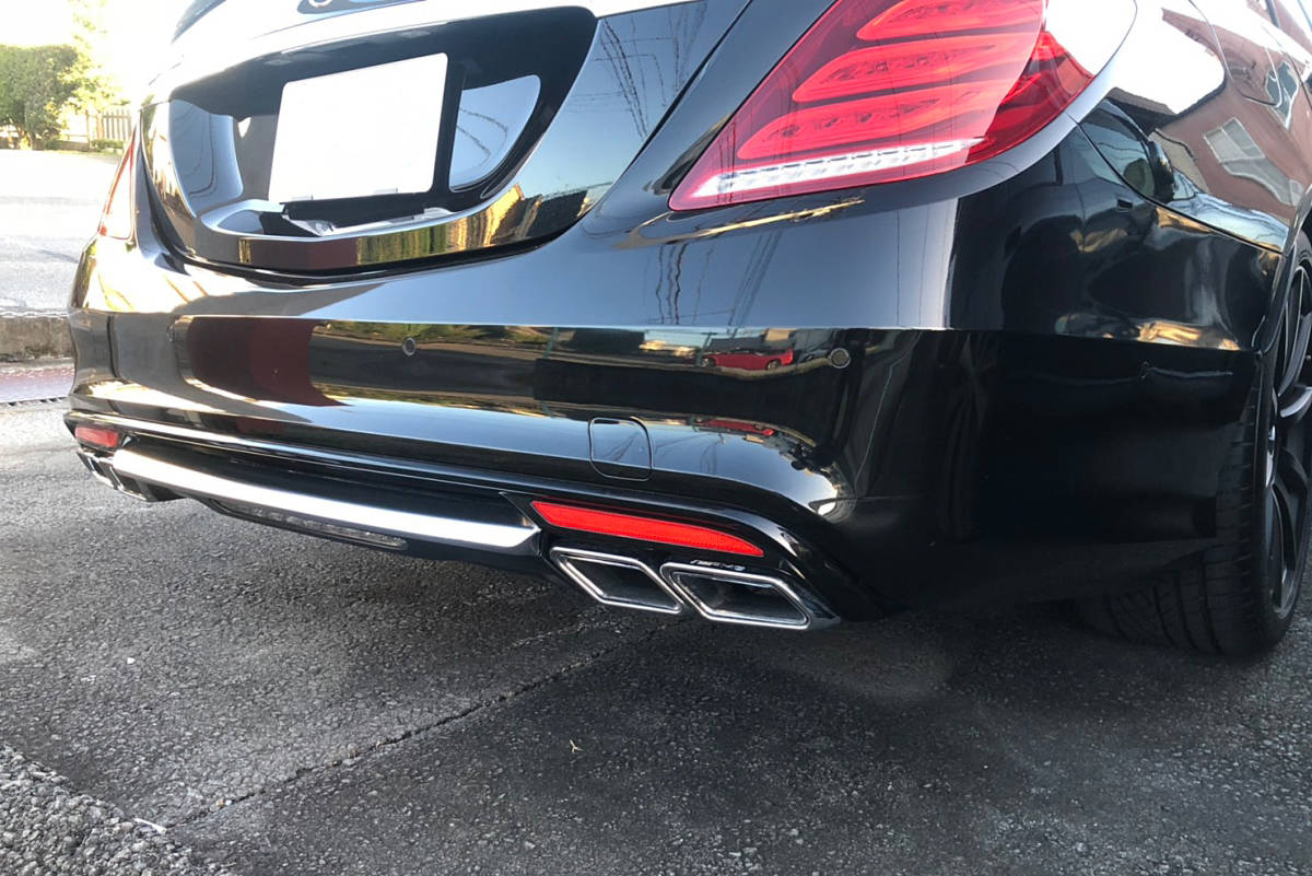  Mercedes Benz S Class W222 previous term S63 specification front bumper side step rear bumper muffler cutter aero set immediate payment 