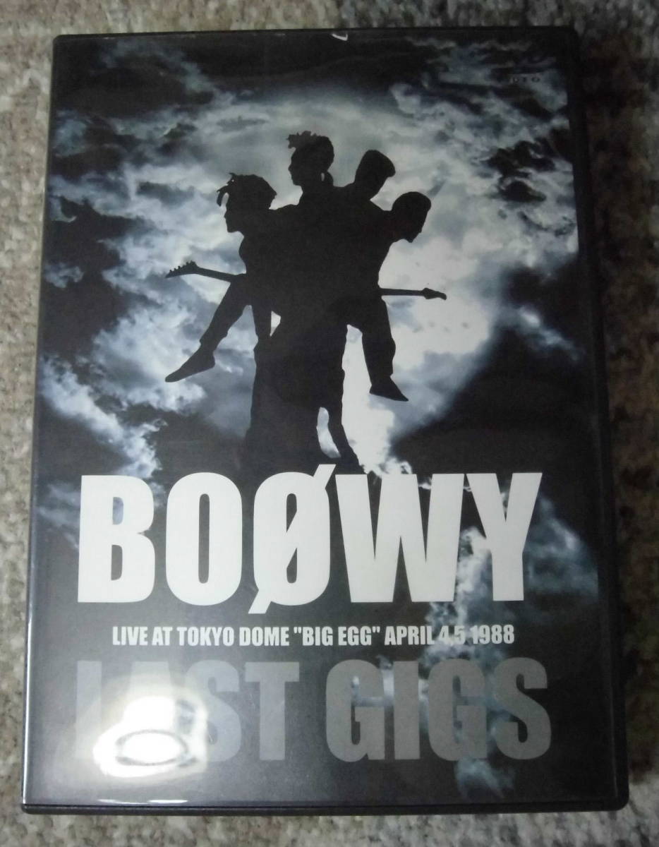 BOOWY LAST GIGS DVD 【LIVE AT TOKYO DOME BIG EGG APRIL4,5 1998 LAST GIGS】_画像1
