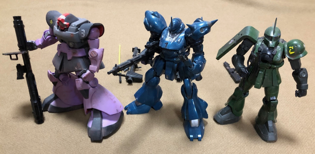 Yahoo!オークション - ガンプラ1/100MG 組立済 3体セット Yahoo!オークション - ガンプラ1/100MG 組立済 3体セット