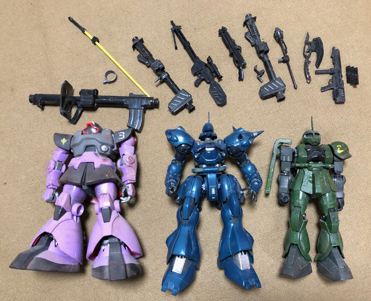 Yahoo!オークション - ガンプラ1/100MG 組立済 3体セット Yahoo!オークション - ガンプラ1/100MG 組立済 3体セット