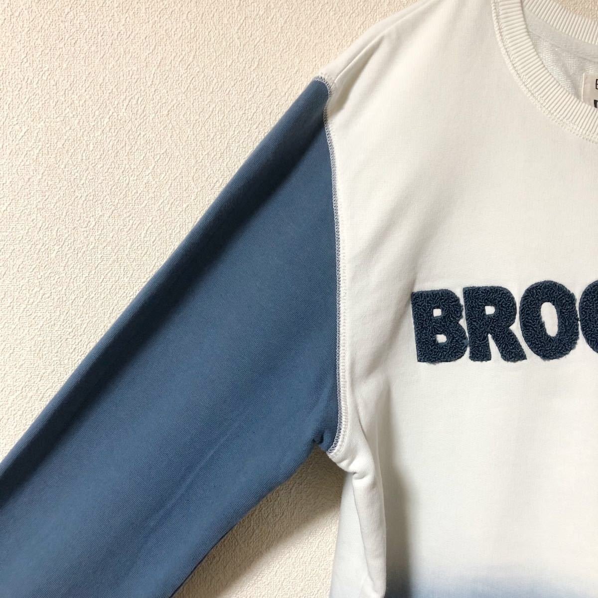 PUMA × BWGH プーマ ロゴ クルースウェット (GRAY / FROST / BLUE) S