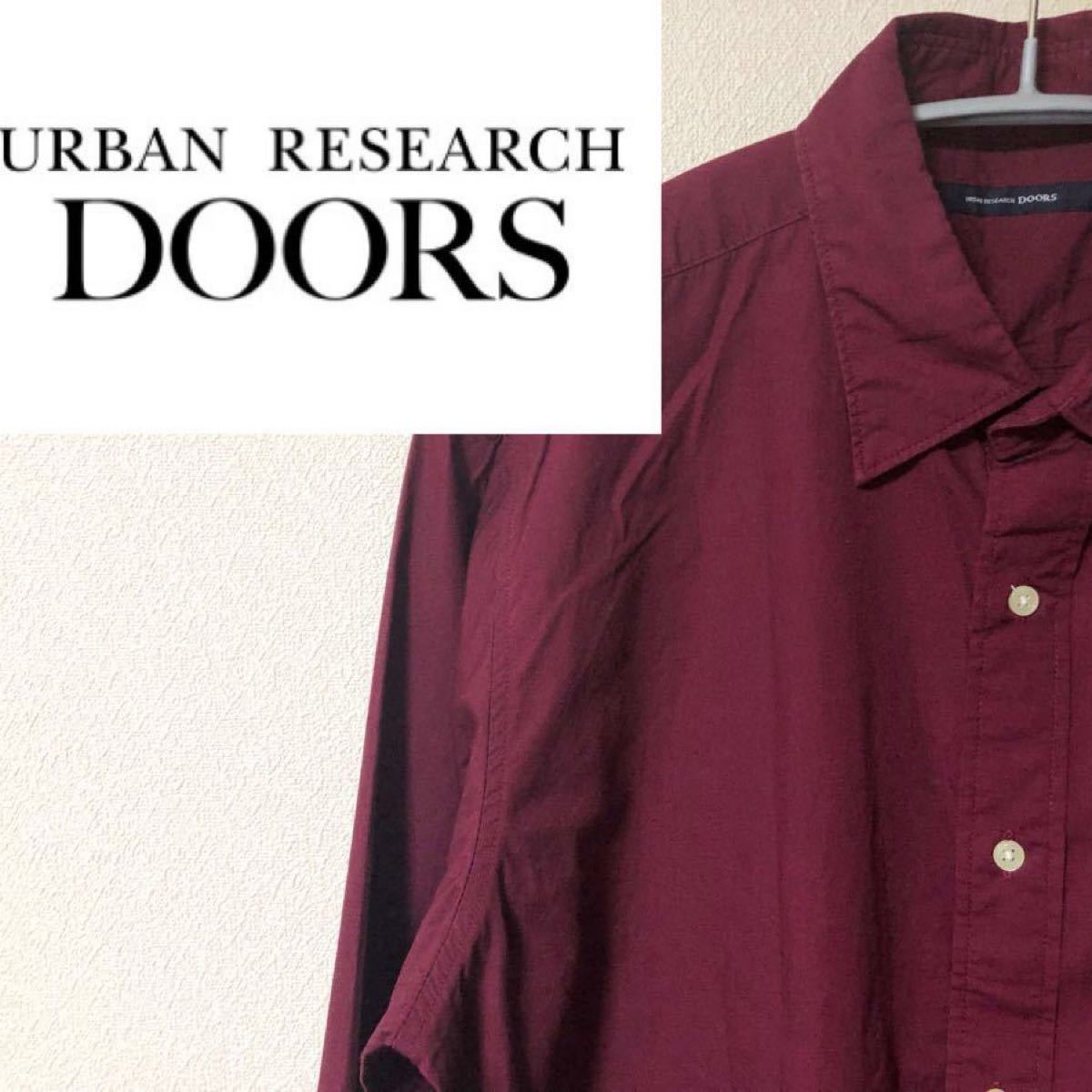 URBAN RESEARCH DOORS アーバンリサーチ ドアーズ　ブロード ロングスリーブ シャツ