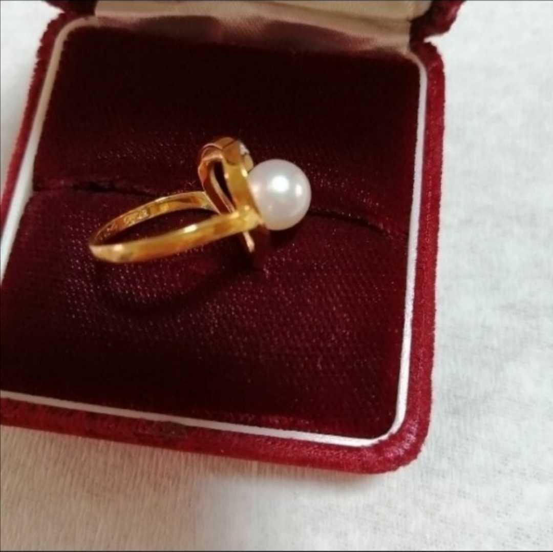 TASAKI　リング　指輪　中古　ハート　イヤリング K18_画像3