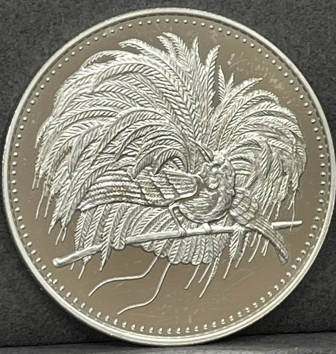 1994年 極楽鳥 カラー銀貨 25キナと5キナ PCGS PR69DCAM-
