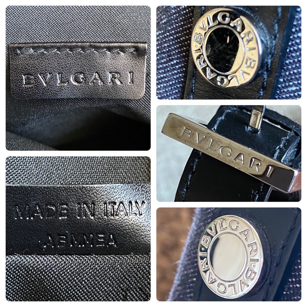 ☆美品☆ 【正規品/本物】 BVLGARI ブルガリ ロゴマニア デニム