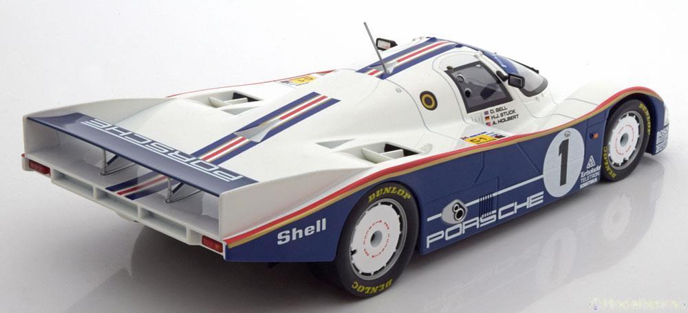 norev 1/18 Porsche 962 C Winner 24h Le Mans 1986 Bell/Stuck/Holbert Porsche Le Mans Norev 