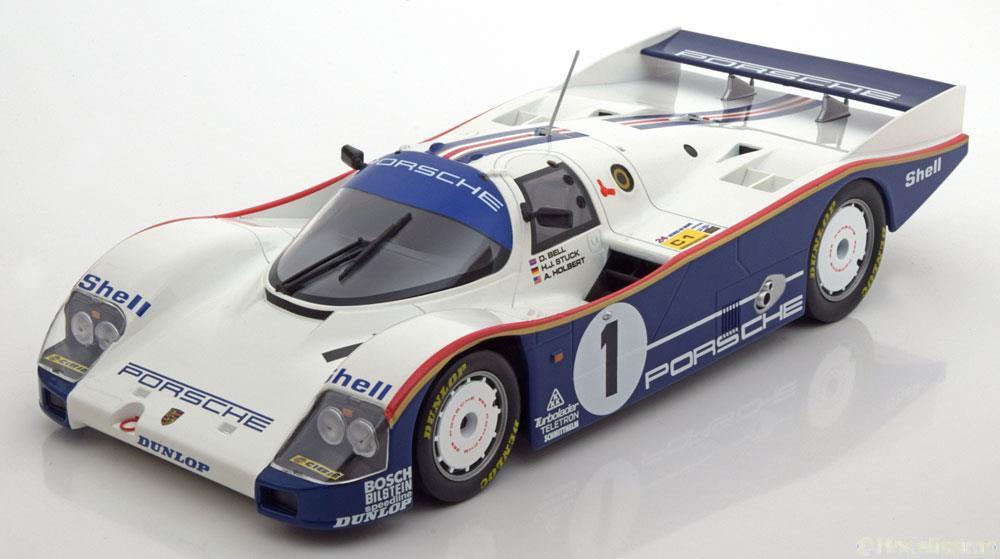 norev 1/18 Porsche 962 C Winner 24h Le Mans 1986 Bell/Stuck/Holbert Porsche Le Mans Norev 