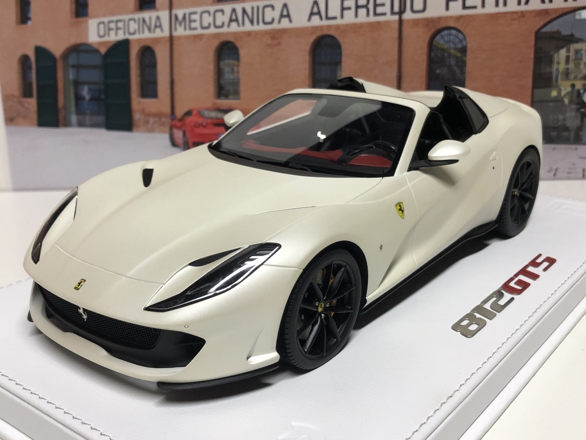 特注品 BBR 1/18 Ferrari 812 GTS Bianco fuji opaco フェラーリ F8