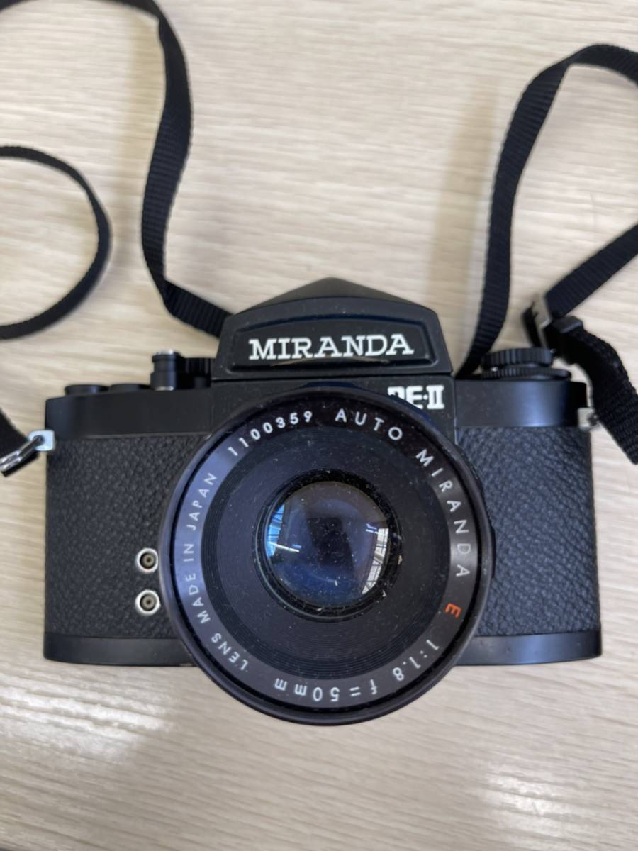 ★MIRANDA/ミランダ RE-II 1:1.8 f=50㎜★フィルムカメラ★レンズ 1:5.6 f=300㎜ 62Φ★動作未確認★の画像2