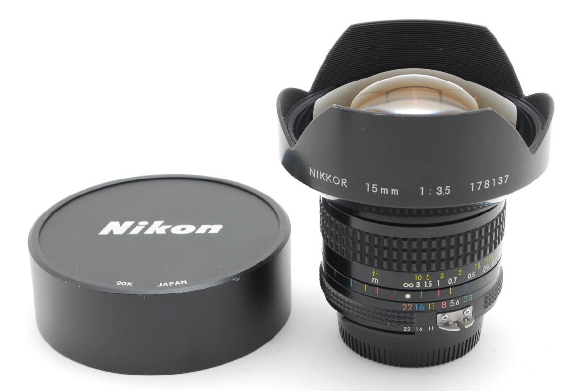 Nikon ニコン AI NIKKOR 15mm F3.5 Fマウント 大口径 超広角単焦点レンズ MFレンズ 440-Y818_画像2