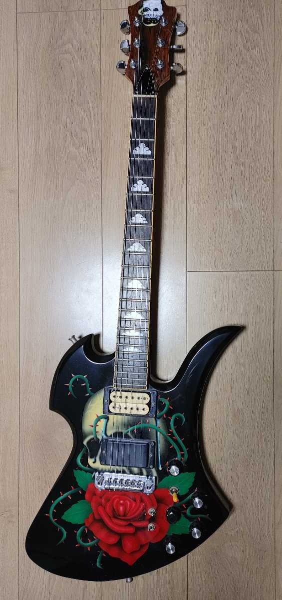 Yahoo!オークション - Fernandes MG-160R Skull & Rose中古 Yahoo!オークション - Fernandes MG-160R Skull & Rose中古