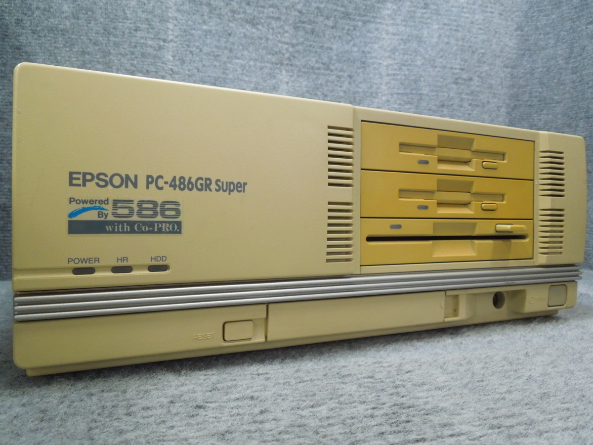 EPSON PC-486GR Super (PC486GRS3) PC98互換機 ジャンク B41732_画像1