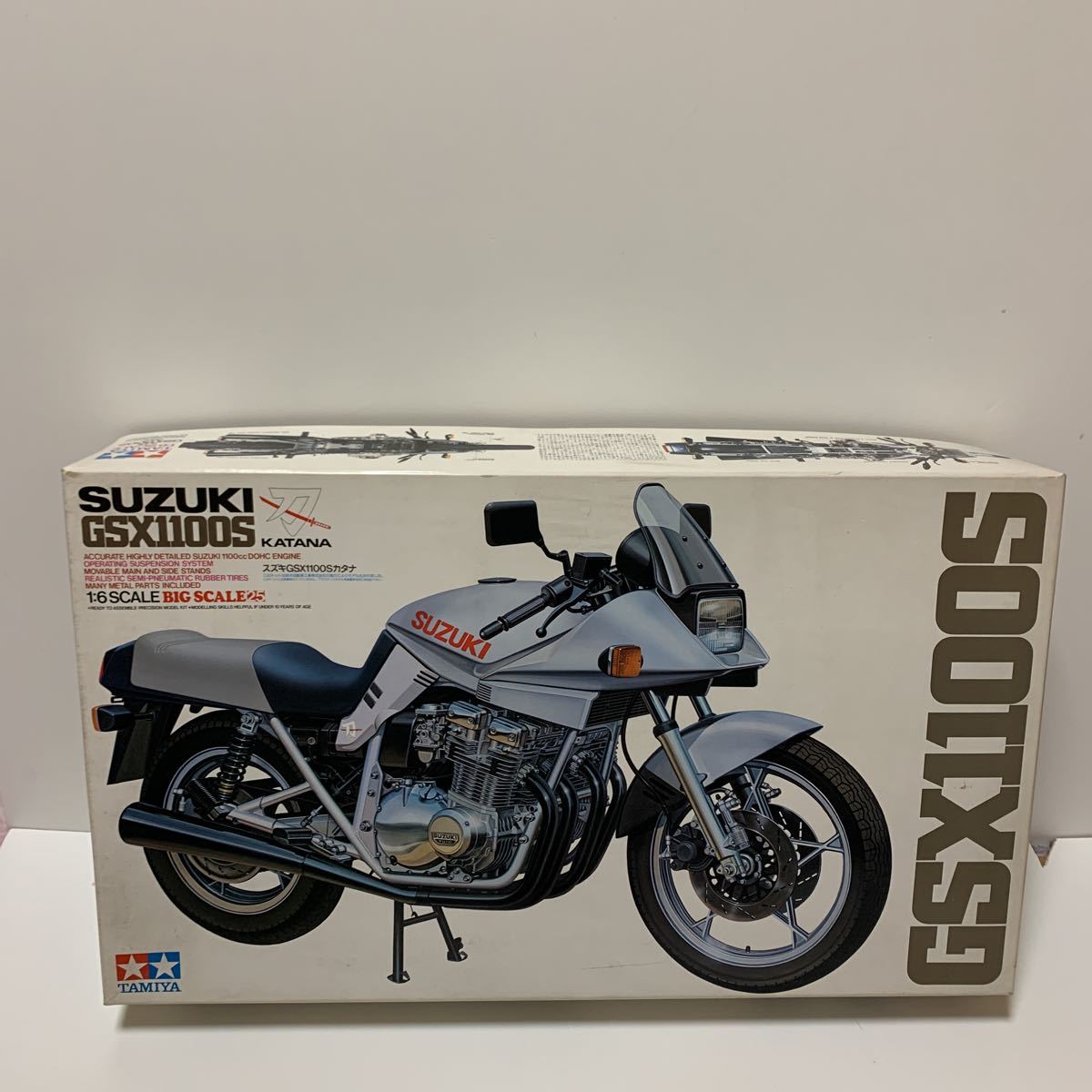  Tamiya большой шкала 1/6 Suzuki GSX1100S Katana мотоцикл пластиковая модель модель 