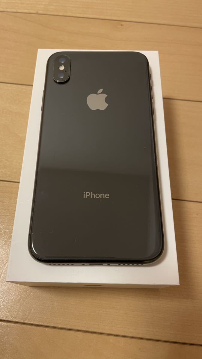 iPhone X SIMフリー バッテリー80% スペースグレイ 64GB 美品 iPhone X SIMフリー バッテリー80% スペースグレイ 64GB 美品