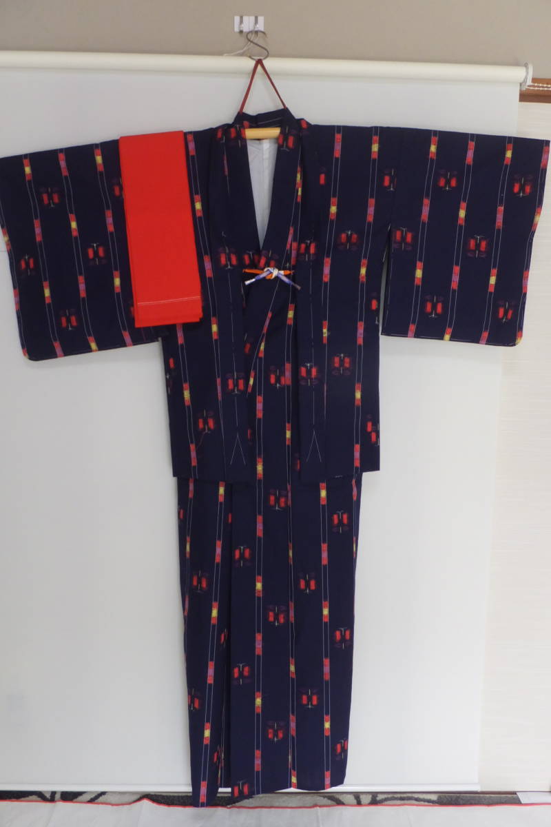 ☆ジュニア☆女児☆ウールのアンサンブルと半幅帯のセット☆羽織紐つき