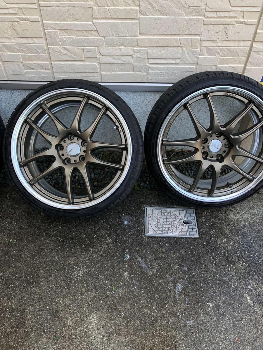 Yahoo!オークション - WORK エモーション CR2P 19インチ8J +45 Yahoo!オークション - WORK エモーション CR2P 19インチ8J +45