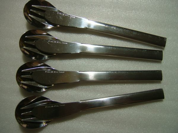  solid storage type cutlery 3 point set 1 piece length 18-20cm spoon Fork knife 3 point set stainless steel image 5-10 is reference 