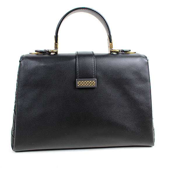  Bottega Veneta большая сумка ручная сумочка сумка на плечо черный превосходный товар 2WAY чёрный наклонный .. портфель p501