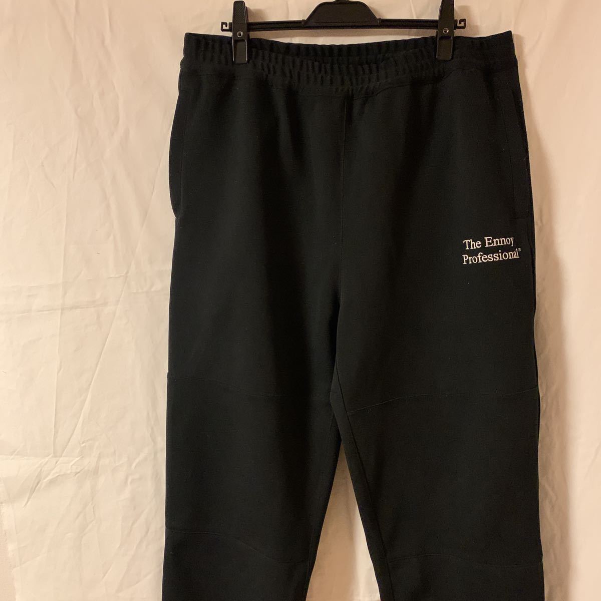 ◇高品質◇高品質ennoy スタイリスト私物 SWEAT PANTS (Black