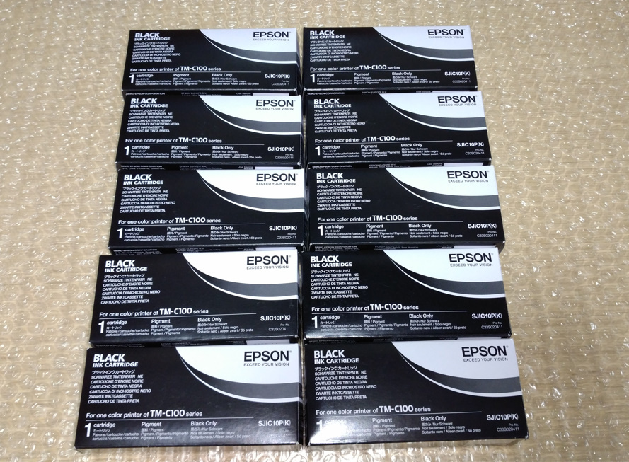 【送料無料です！】 EPSON　SJIC10PK 10個セット エプソン純正インク 【お買い得品です！】 エプソン