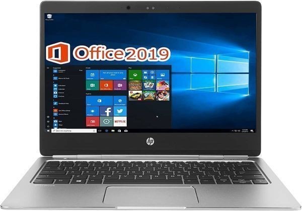 【リモートワーク用】【サポート付き】HP Folio G1 Webカメラ Windows10 メモリ:8GB SSD 128GB Office 2019 タッチパネル Zoom テレワーク