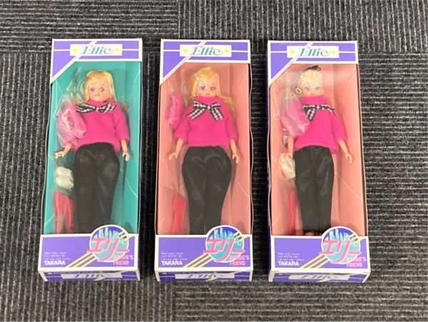 Y007 △ TAKARA タカラ Ellie エリー BARBIE'S NEW FRIEND バービー人形 着せ替え人形 玩具 1ロット 12個 ⑦_画像2