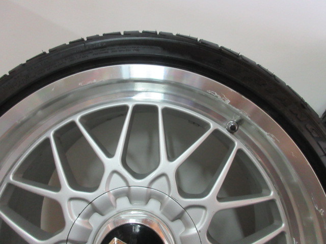 【送料無料・税込み】BBS RG136 /138 17in8J+45 9J+50 5穴PCD114.3 TRIANGLE TR968 215/40R17 ちょいジャンク品！の画像8