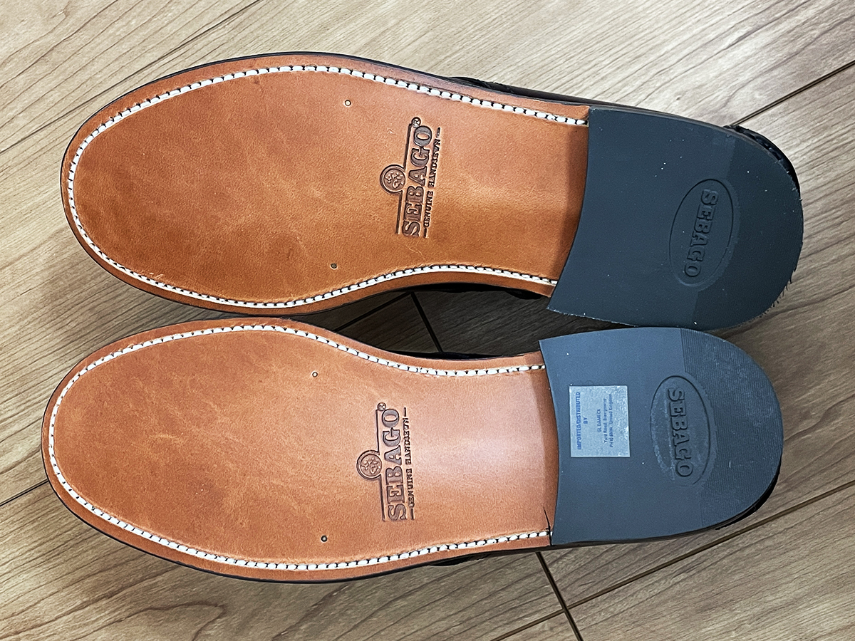 全品送料無料】 新品 セバゴ SEBAGO ローファー 25.5cm UK7 EU41