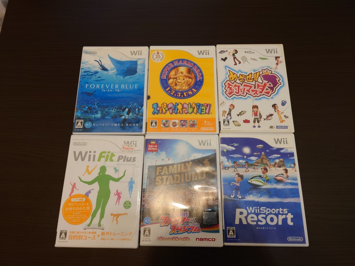 Wiiソフト Wii Nintendo スーパーマリオコレクション 釣りマスターWii フィット その他