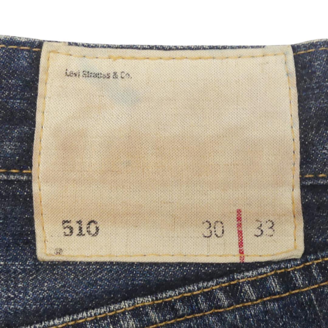 即決★日本製リーバイスレッドループ 510★W30 スリムストレートジーンズ Levis REDLOOP メンズ スキニー デニム ボトムス ローライズ_画像7