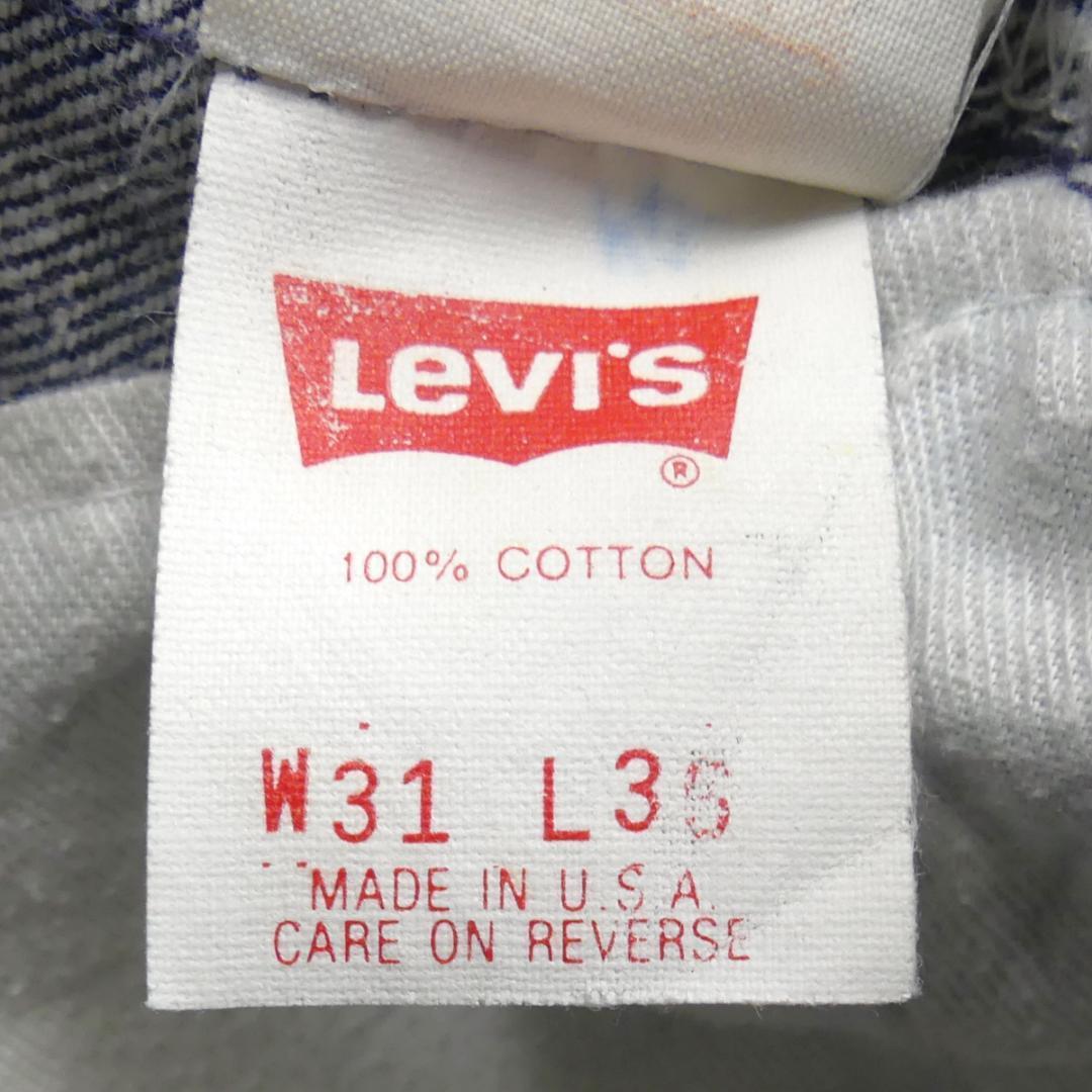 即決★アメリカ製 リーバイス 501XX★W31 ハードダメージ加工ジーンズ Levis メンズ 90s バレンシア製 555デニム パンツ USA製