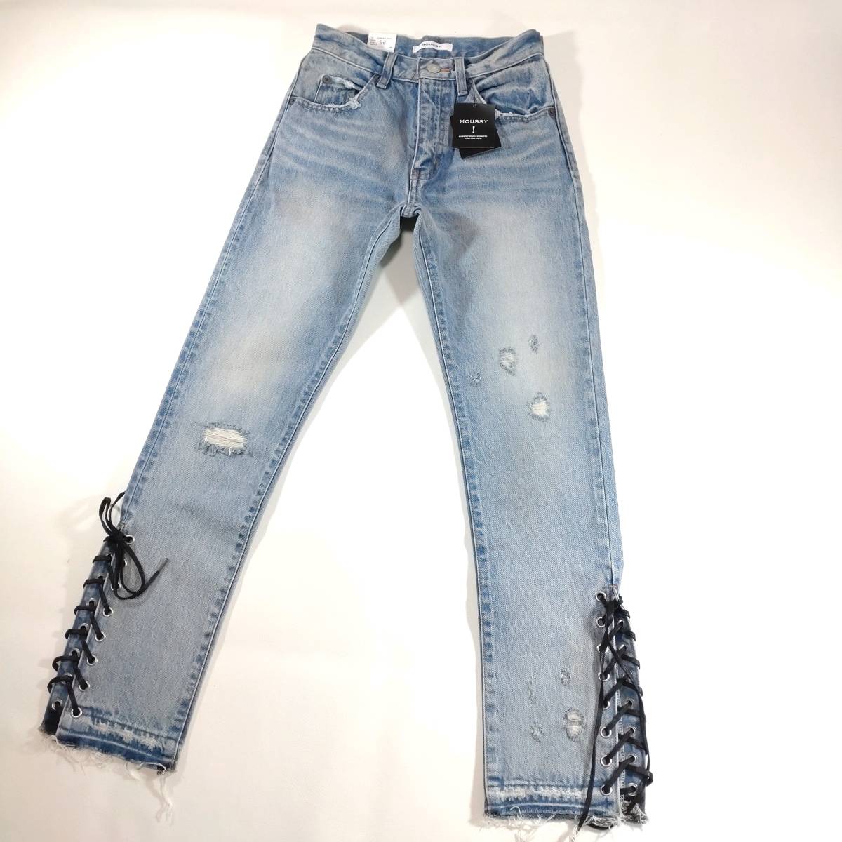 ヤフオク! - 新品未使用タグ付き moussy マウジー 0109AS11-5...