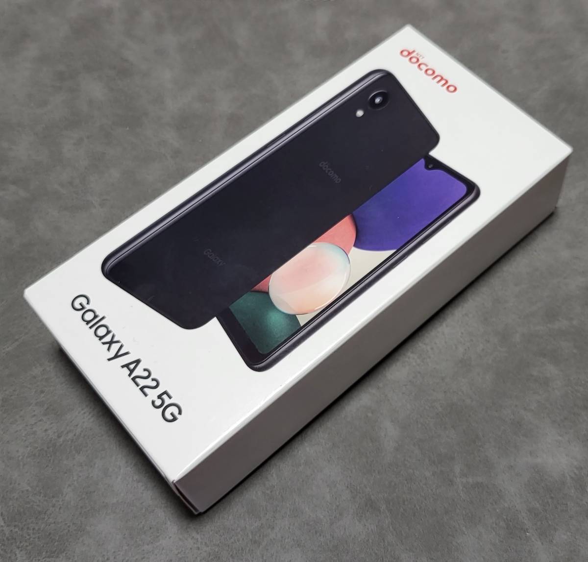 未使用】docomo Galaxy A22 5G SC-56B ブラック 2021年12月発売 SIM