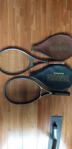 ヤマハ カーボン グラファイト 65(SL4　1/2) 75（USL4 1/4)テニスラケット2本セット_画像1