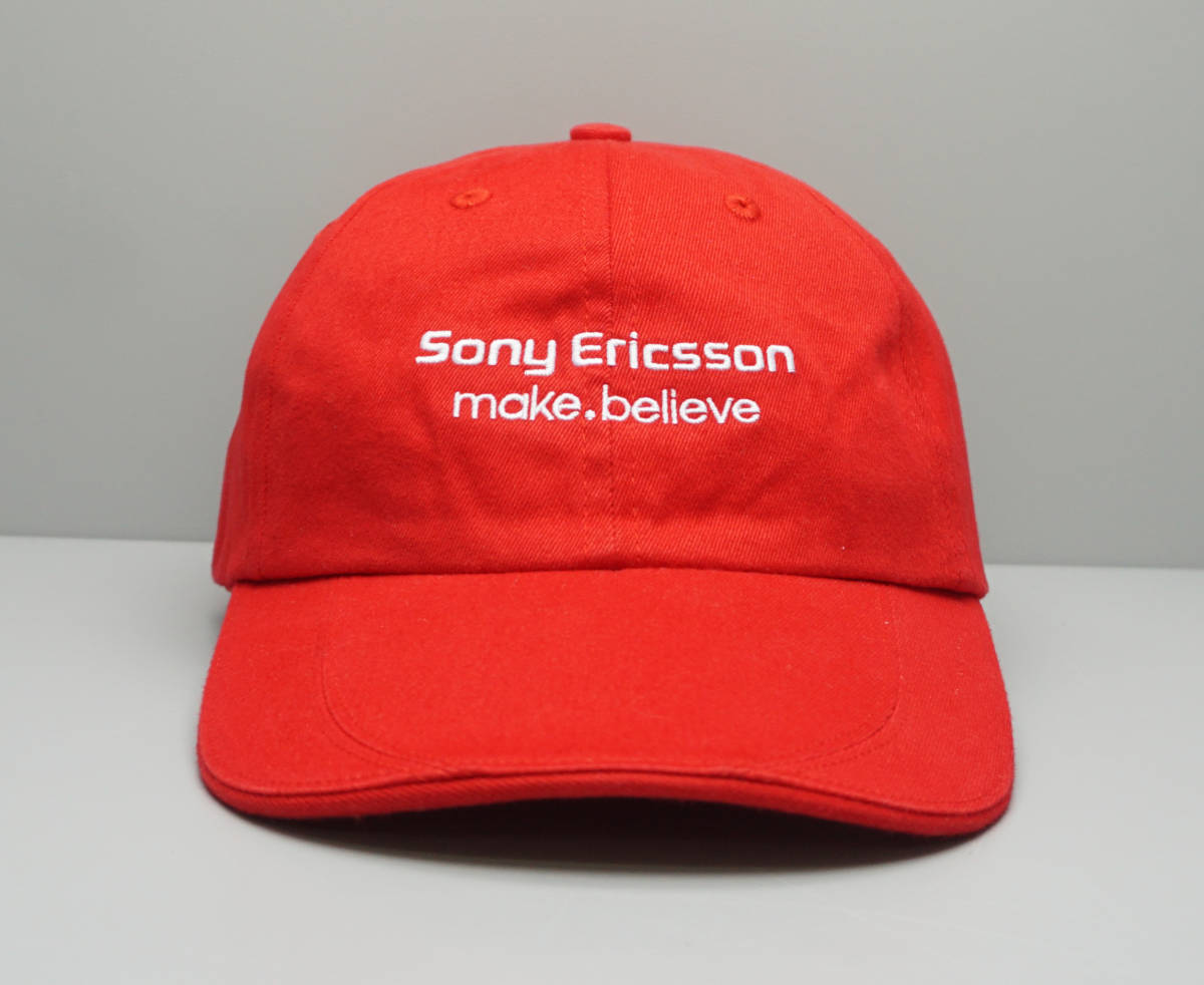 熱い販売 キャップ 『make・believe』 ERICSSON SONY 00's デッド