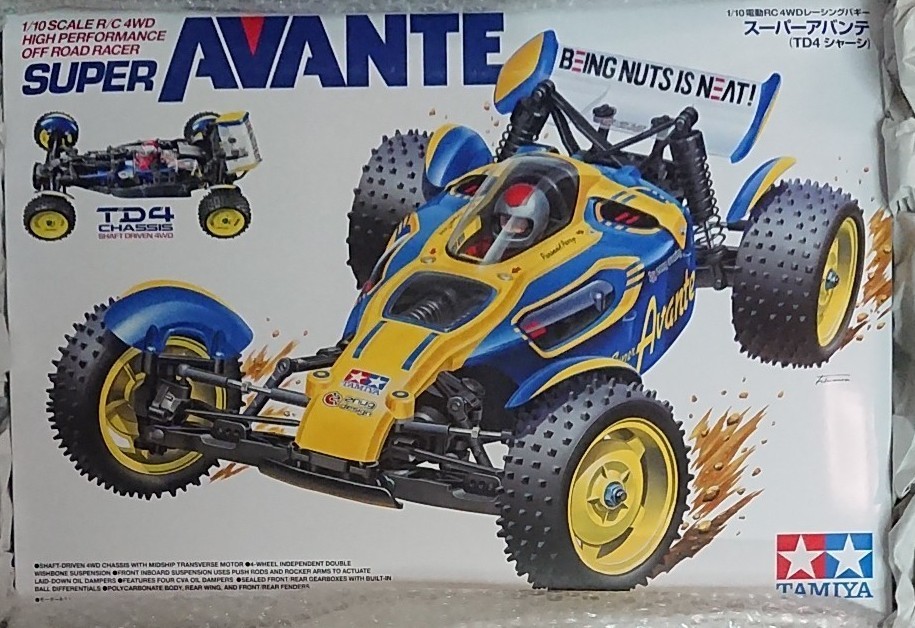 タミヤ スーパーアバンテ TD-4 シャーシ 4WD RCカー キット 2021年11月