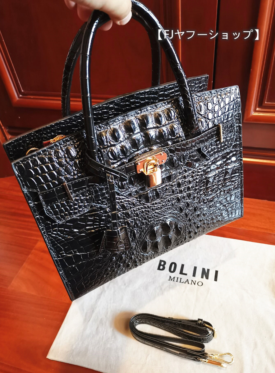最高峰逸品25万◇イタリア・ミラノ発*BOLINI/ボリニ 最上級牛革