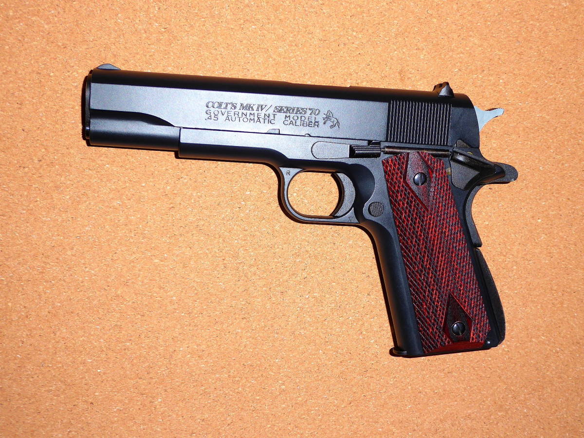 WA COLT GOVERNMENT MKIV SERIES'70 HW コルトガバメント 木製ダイヤ 人気新品新作 ウエスタンアームズ社製コルトガバメントMK-IV series'70HWモデル トイガン