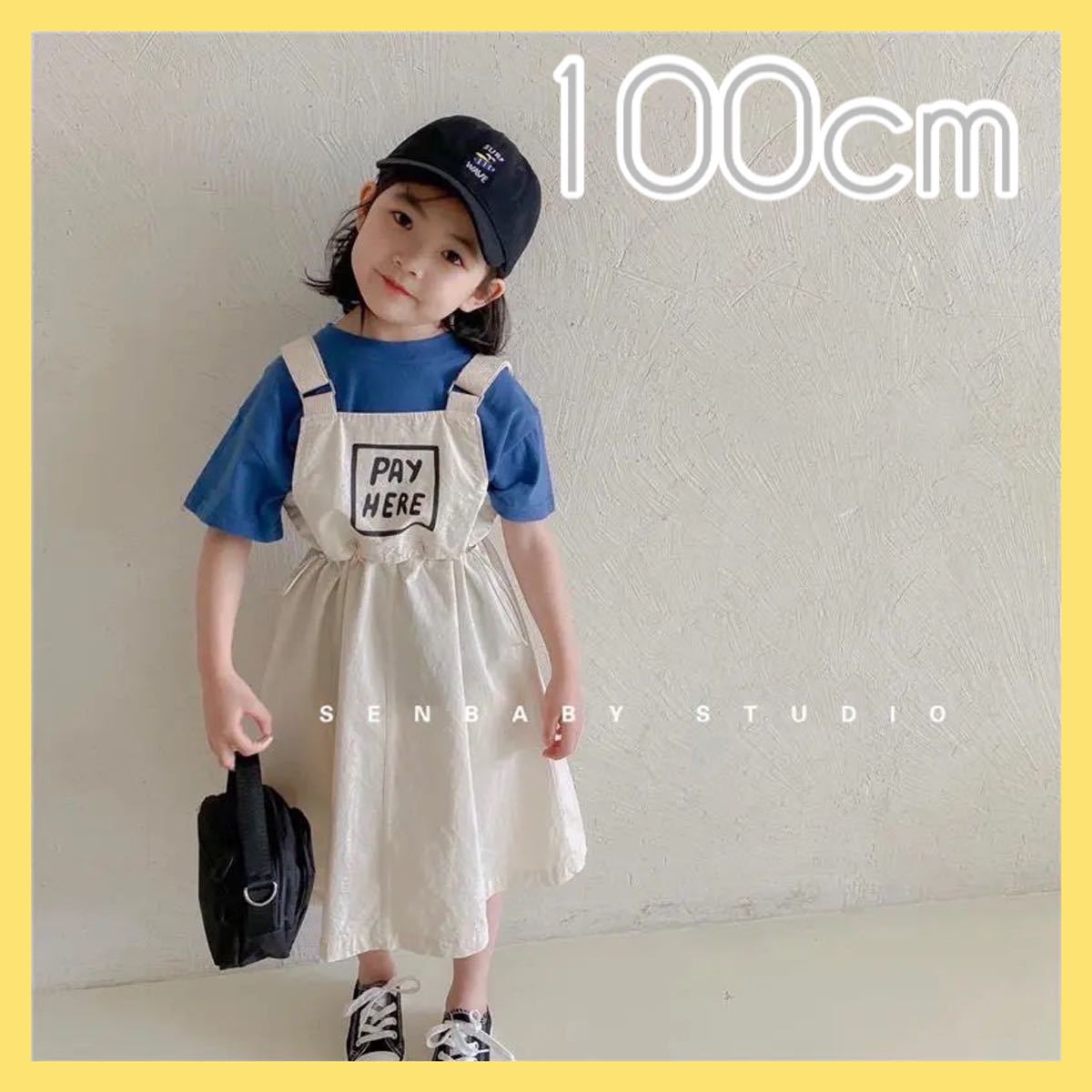 新品 未使用 女の子 オーバーオール ワンピース 100 110 春服 子供服 スカート 可愛い 韓国ファッション キッズ(100（95～104cm）)｜売買されたオークション情報、ヤフオク!  の商品情報をアーカイブ公開