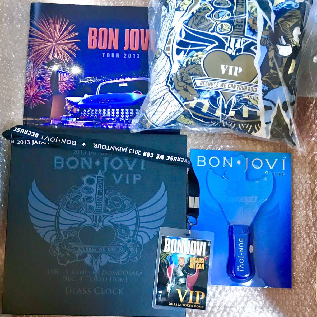 BON JOVI ボンジョヴィ 2013東京公演 VIP 特典グッズ VIP席 ボン・ジョヴィの画像1