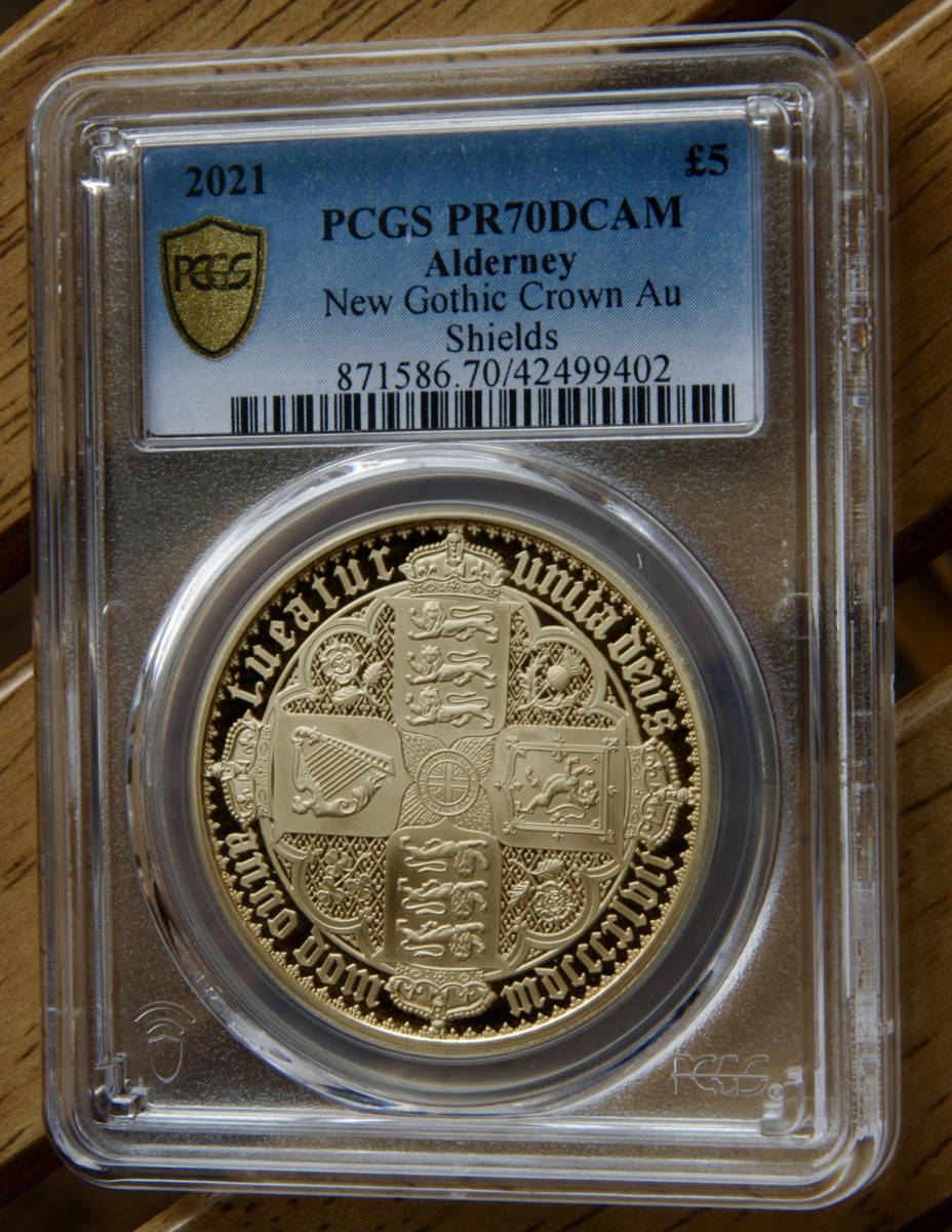 プチギフト オルダニー2021年 ニューゴチッククラウン 5ポンド銀貨