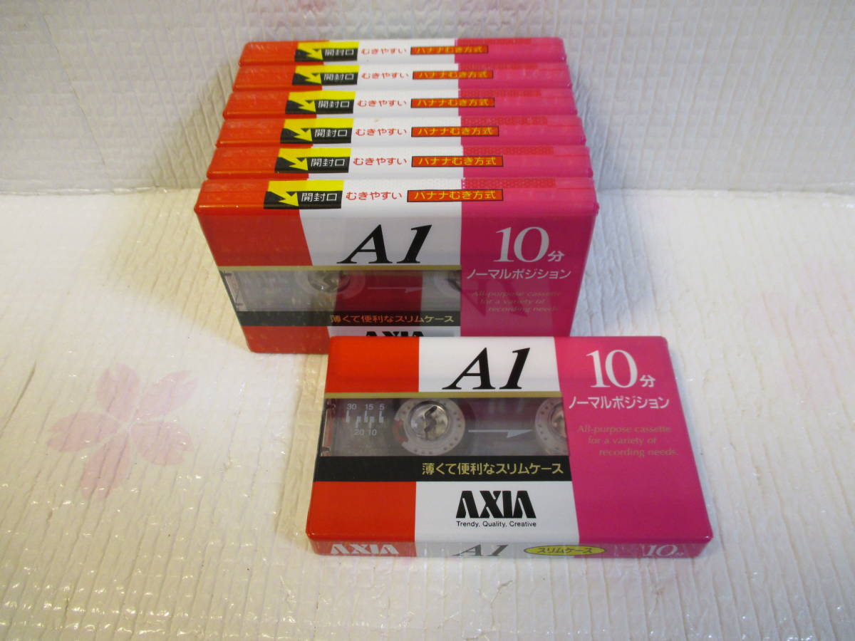 タ AXIA 【2021 NORMAL POSITION カセットテープ 未使用 7個セットで 10分 正規取扱店