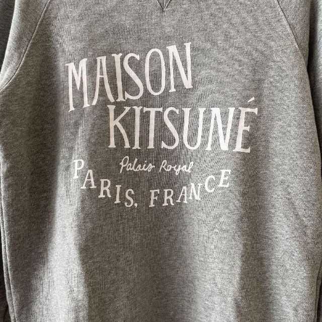 メゾンキツネ MAISON KITSUNE スウェット トレーナー グレー S