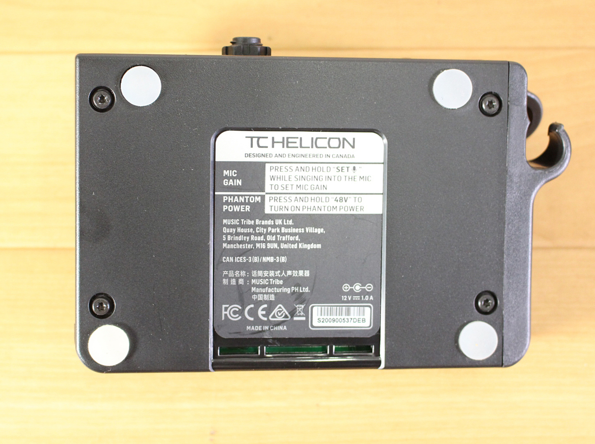 ◇現状品◇ TC HELICOM Perform-V ボーカル用エフェクター キズ、スレ