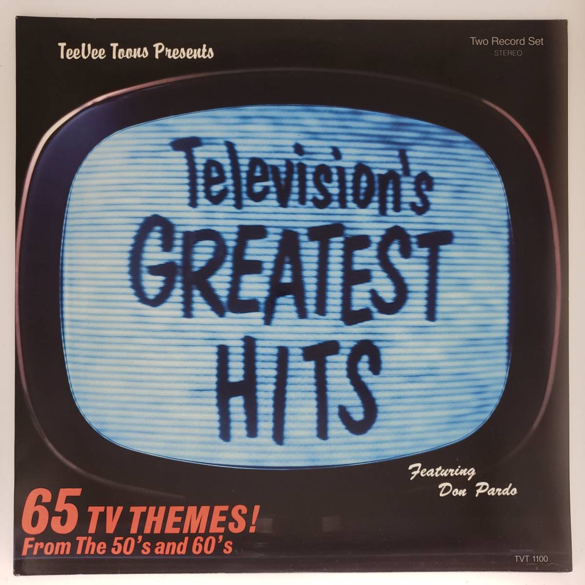 良盤屋 P-2741◆LP◆輸入盤 Stage & Screen 50年代と60年代グレイテストヒッツ Various Television's Greatest Hits 2枚組　送料480_画像2