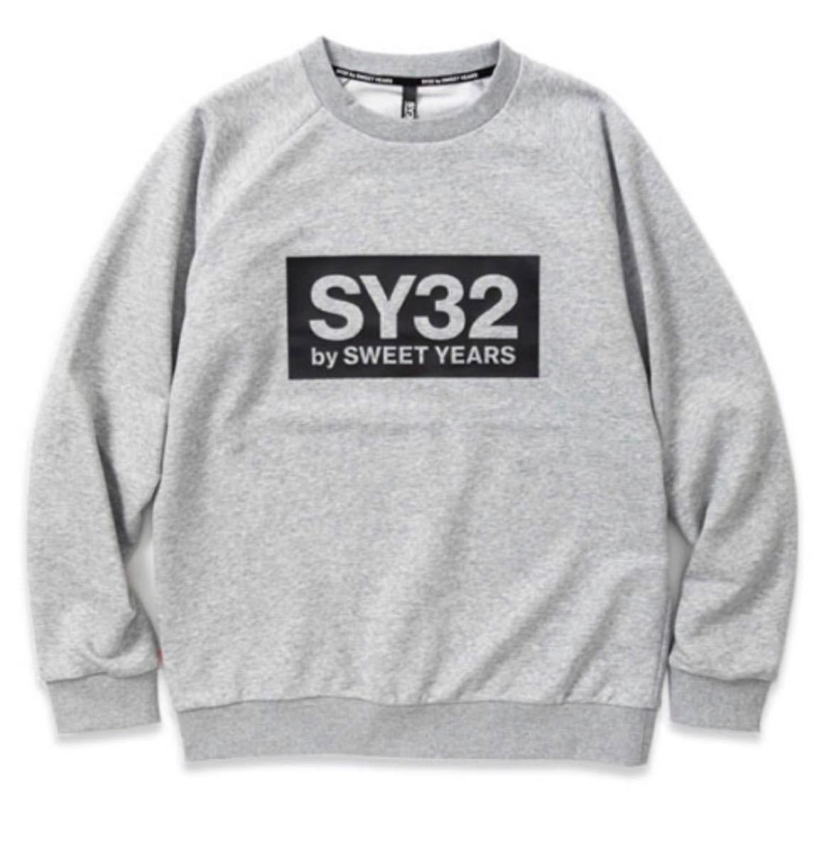 【新品】SY32 by SWEET YEARS スウィートイヤーズ トレーナー　スウェットトレーナー　グレ長袖　ロンT 朝倉未来