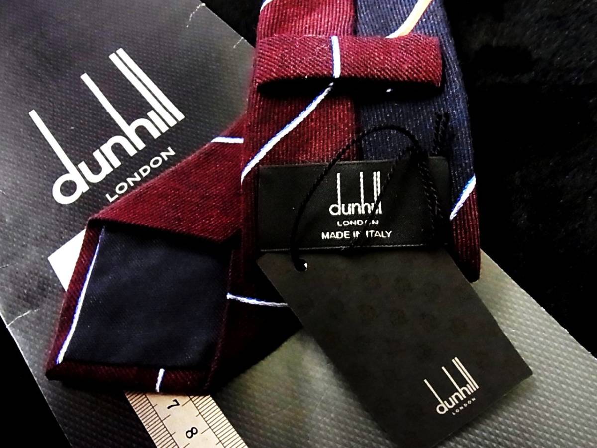 ★☆*:.*:【新品】4411T 【ｄunhill】ダンヒル【ウール６６％】ネクタイ★人気の細・ナロータイ