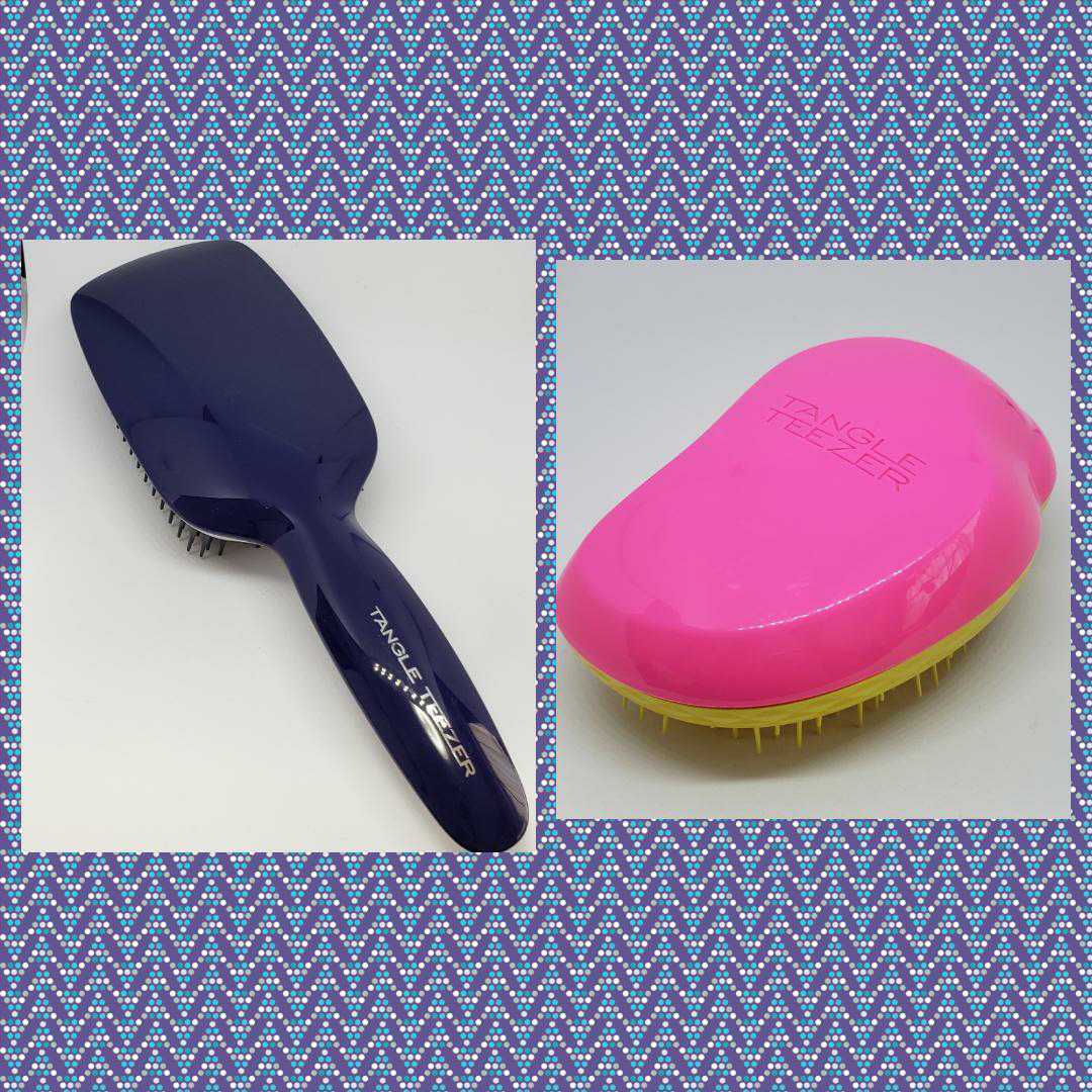  free shipping * regular goods Tangle Teezer tang ru tea The - blow styling full paddle hair brush standard The * original pink blue c