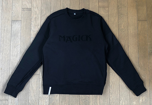 *AKA SIX SIMON BARKER прекрасный товар MAGICK JUMP SWEATSHIRT BLACK-M FRAGMENT Fujiwara hirosif ковер men toMEMORIES