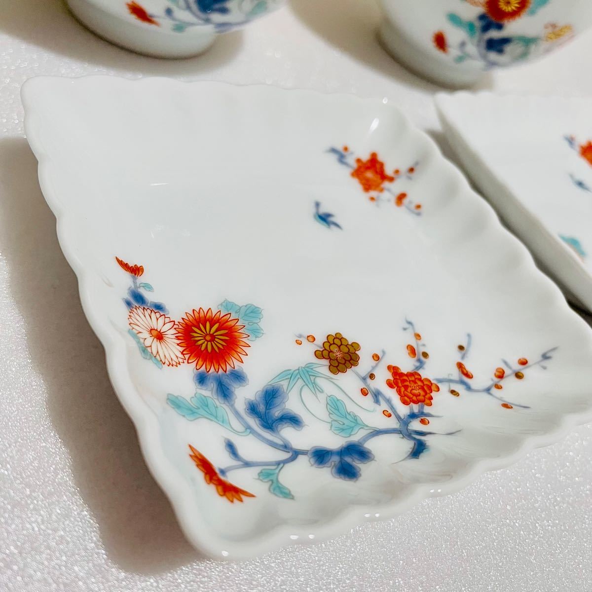 深川製磁 色絵花鳥紋 有田 400年セット 5点 未使用品|Yahoo 深川製磁 色絵花鳥紋 有田 400年セット 5点 未使用品|Yahoo